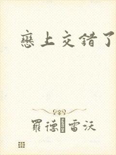 恋上交错了的诗