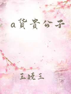 a货贵公子