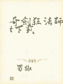 奇剑狂法师txt下载