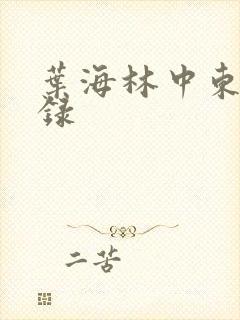 叶海林中东风云录