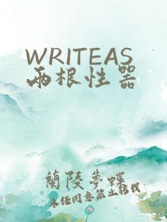 WRITEAS两根性器
