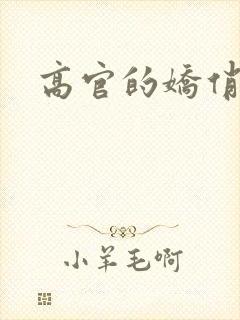 高官的娇俏妻
