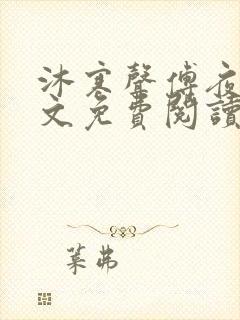 沐寒声傅夜七全文免费阅读