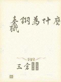 秦钢为什么被解职