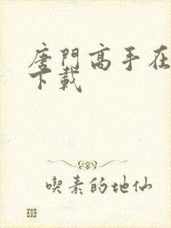 唐门高手在异世下载