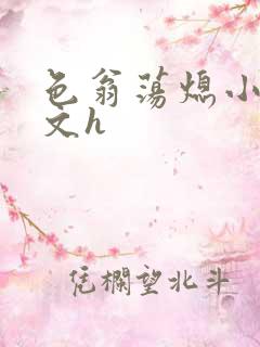 色翁荡熄小说全文h