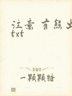 注意 有熊出没txt