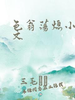 色翁荡熄小说全文