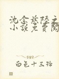 沈念慈陆之天的小说免费阅读