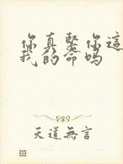 你真紧你这是要我的命吗