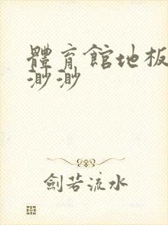 体育馆地板上c渺渺