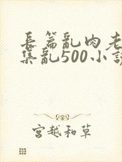 长篇乱肉老师合集乱500小说