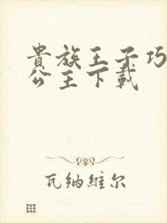 贵族王子巧遇穷公主下载