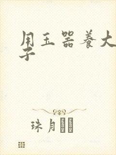 用玉器养大的皇子