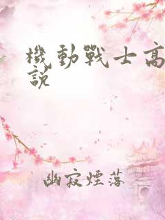 机动战士高达小说