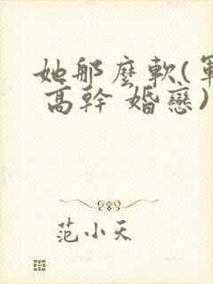 她那么软(军婚 高干 婚恋)完结