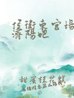 侯卫东官场笔记济阳吧