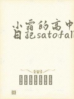 小霜的高中成长日记satofall