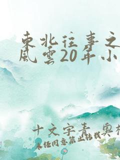 东北往事之黑道风云20年小说