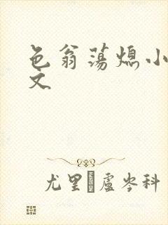 色翁荡熄小说全文