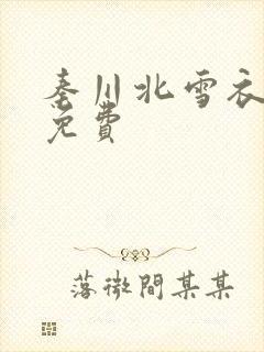 秦川北雪衣小说免费