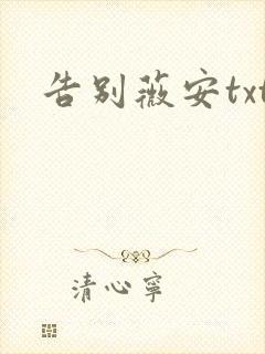 告别薇安txt