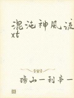 混沌神风流史txt