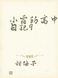 小霜的高中成长日记9