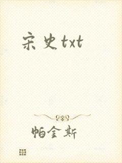 宋史txt