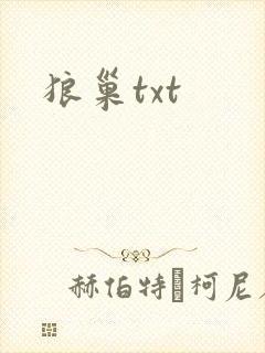 狼巢txt