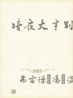 暗夜大亨别烦我