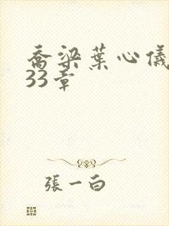 乔梁叶心仪3233章