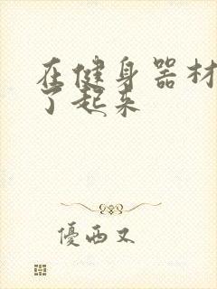 在健身器材上做了起来