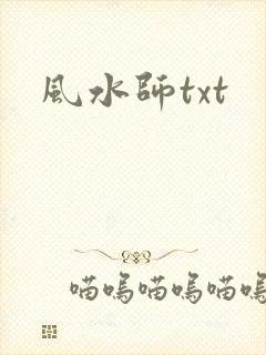 风水师txt