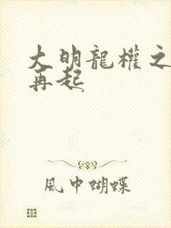 大明龙权之风云再起