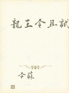 龙王令且试天下