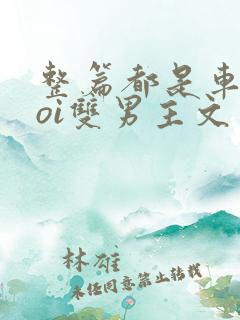 整篇都是车的doi双男主文