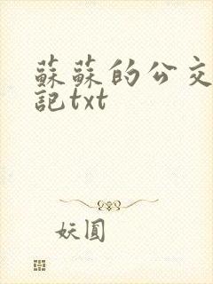 苏苏的公交车日记txt