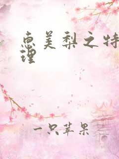 惠美梨之特别护理