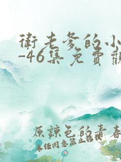 卫老爹的小船1-46集免费观看