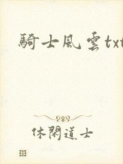 骑士风云txt