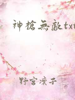 神枪无敌txt