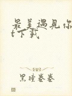 最美遇见你txt下载