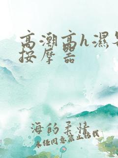 高潮高h湿各种按摩器