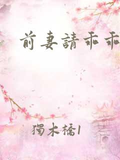 前妻请乖乖就范