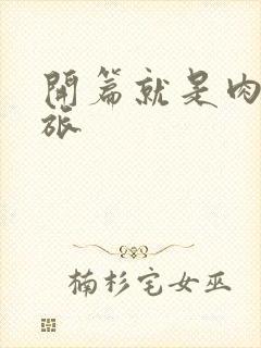 开篇就是肉的军旅