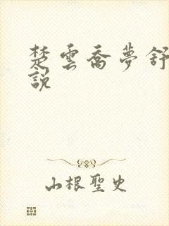 楚云乔梦舒的小说