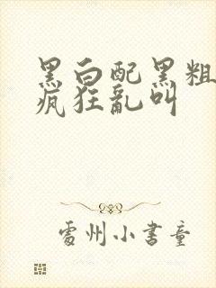 黑白配黑粗硬大疯狂乱叫