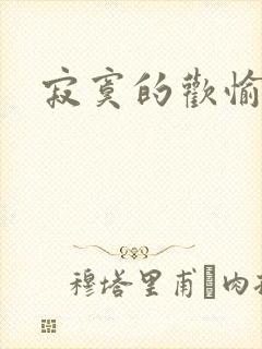 寂寞的欢愉正版