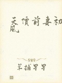 天价前妻初夏有风